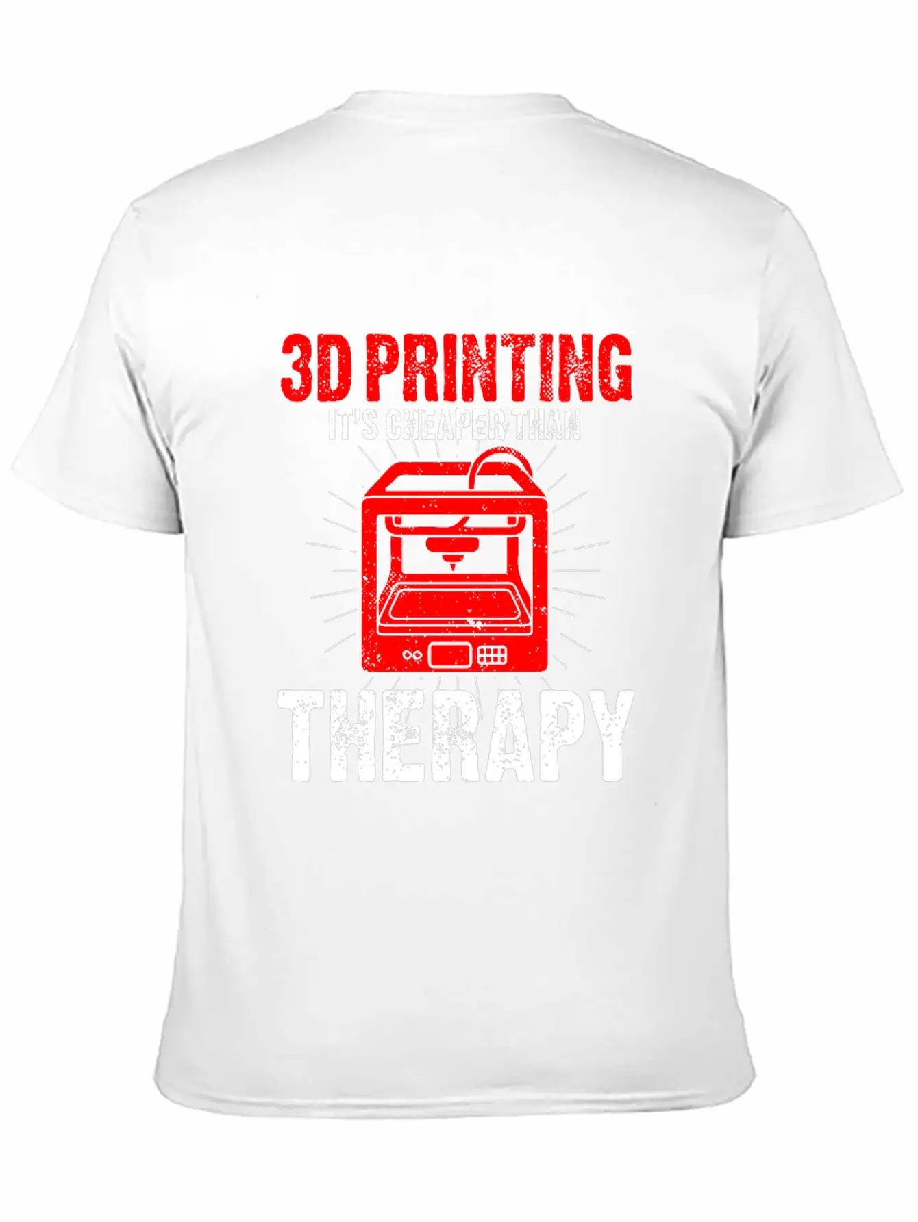 3D Printer Design For Nerds Who Produce 3D Unisex Cotton Tee – Relaxed Fit For Any Occasion