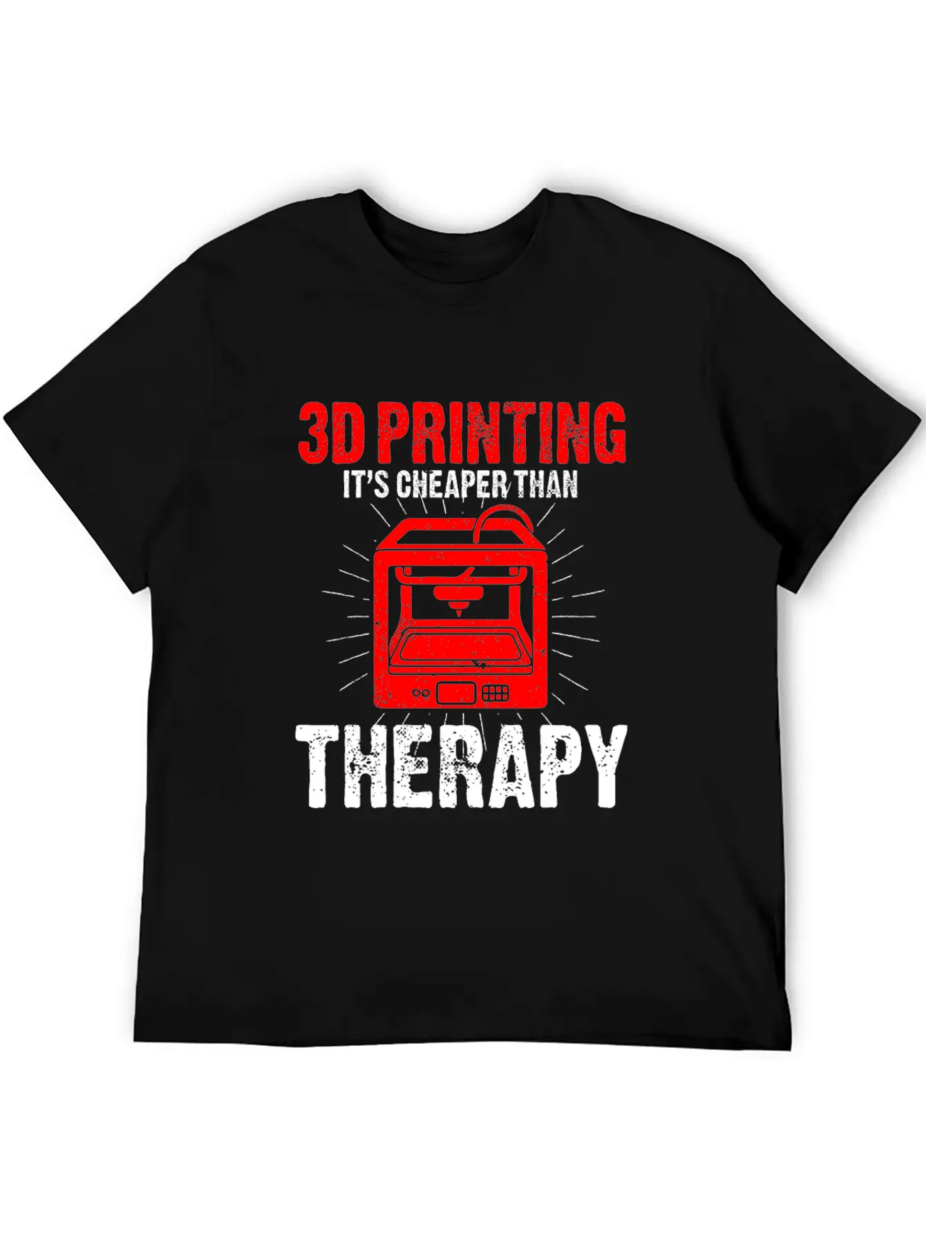 3D Printer Design For Nerds Who Produce 3D Unisex Cotton Tee – Relaxed Fit For Any Occasion