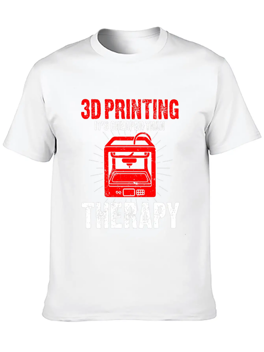 3D Printer Design For Nerds Who Produce 3D Unisex Cotton Tee – Relaxed Fit For Any Occasion