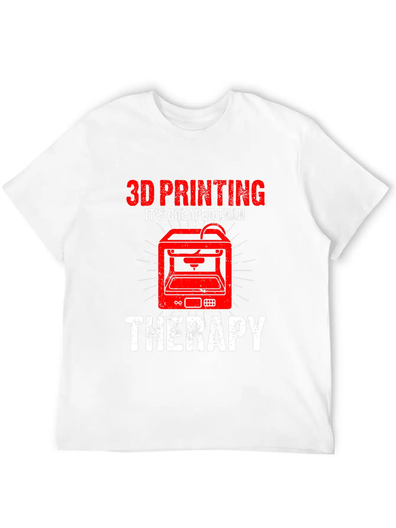 3D Printer Design For Nerds Who Produce 3D Unisex Cotton Tee – Relaxed Fit For Any Occasion