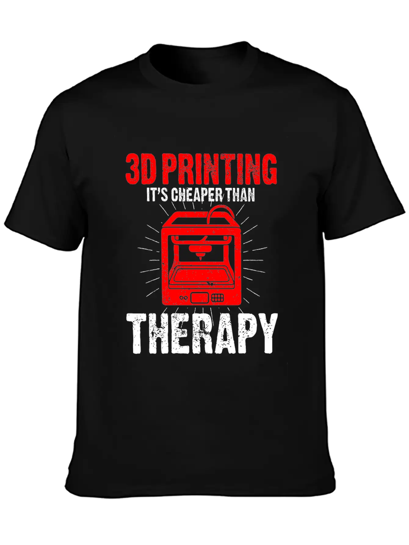 3D Printer Design For Nerds Who Produce 3D Unisex Cotton Tee – Relaxed Fit For Any Occasion