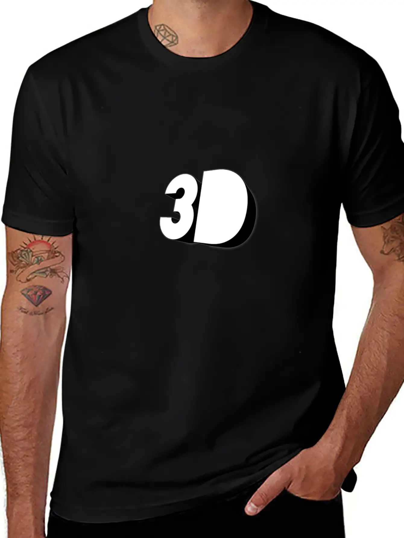 3D Soft Cotton Short Sleeve Tee – Unisex Wardrobe Staple