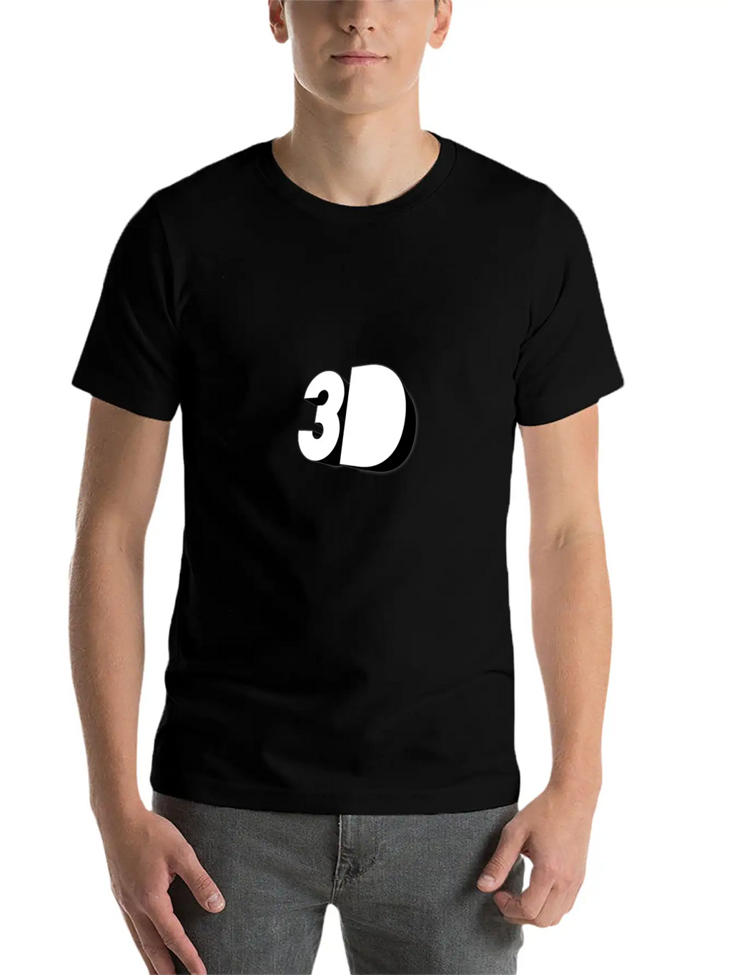 3D Soft Cotton Short Sleeve Tee – Unisex Wardrobe Staple