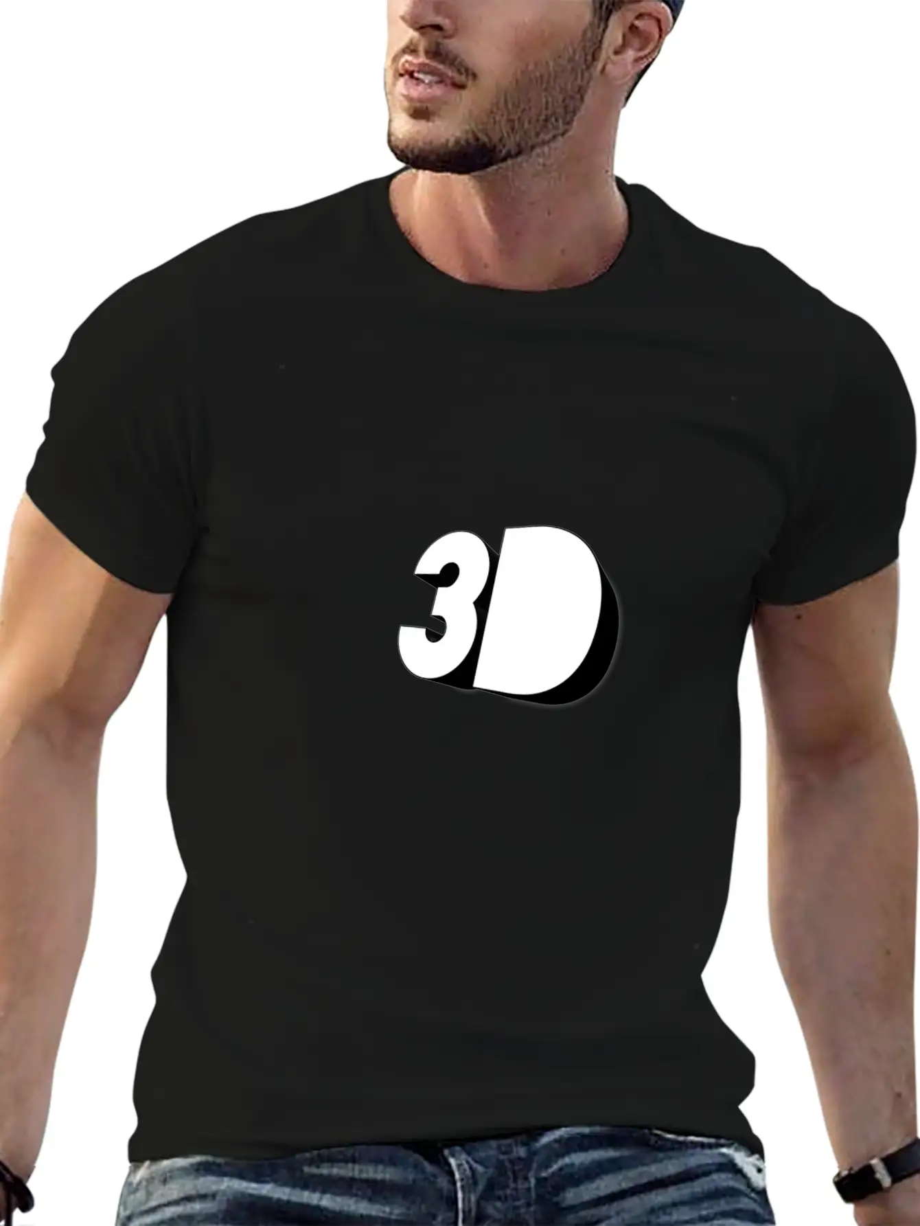 3D Soft Cotton Short Sleeve Tee – Unisex Wardrobe Staple