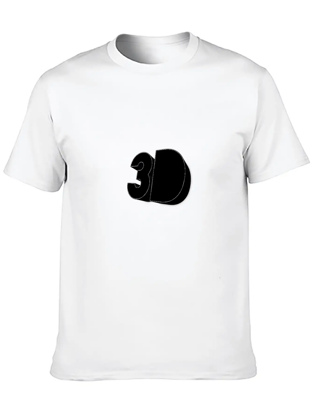 3D Soft Cotton Short Sleeve Tee – Unisex Wardrobe Staple