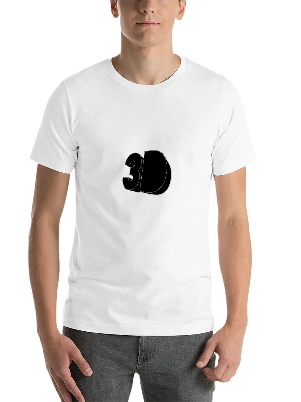 3D Soft Cotton Short Sleeve Tee – Unisex Wardrobe Staple