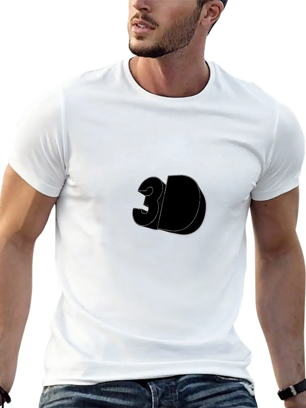 3D Soft Cotton Short Sleeve Tee – Unisex Wardrobe Staple