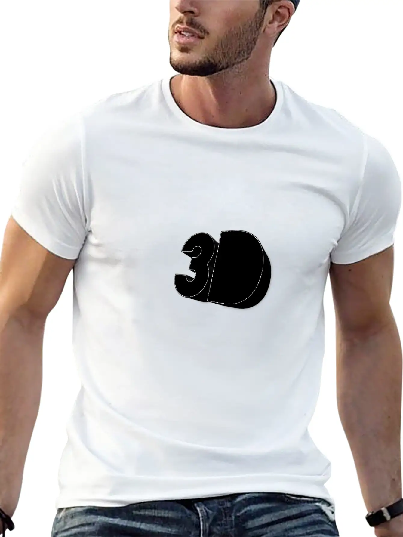 3D Soft Cotton Short Sleeve Tee – Unisex Wardrobe Staple