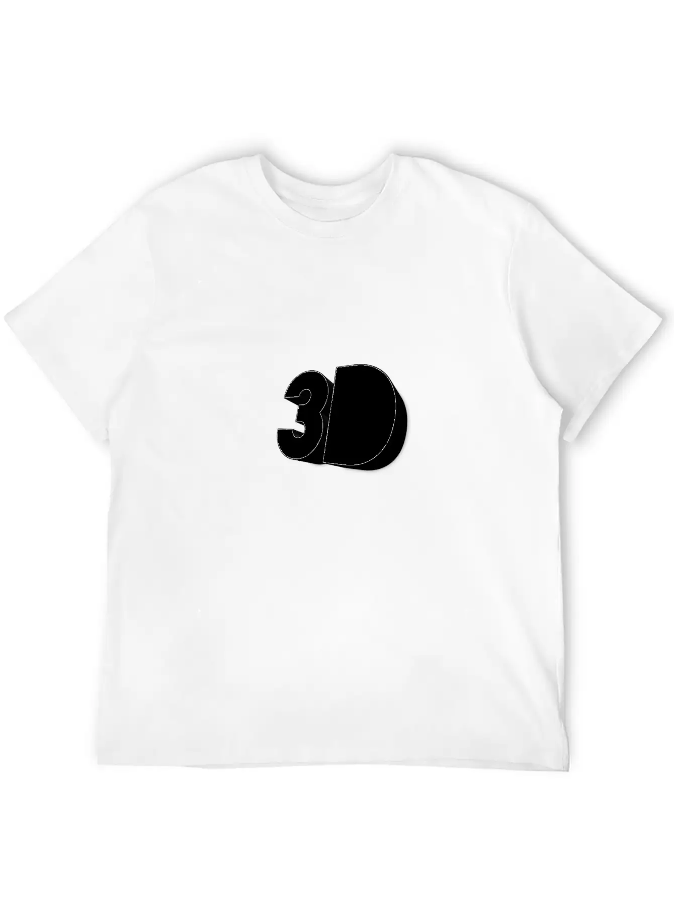 3D Soft Cotton Short Sleeve Tee – Unisex Wardrobe Staple