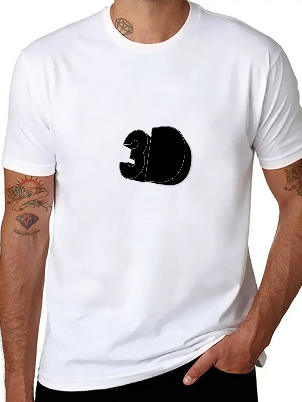3D Soft Cotton Short Sleeve Tee – Unisex Wardrobe Staple