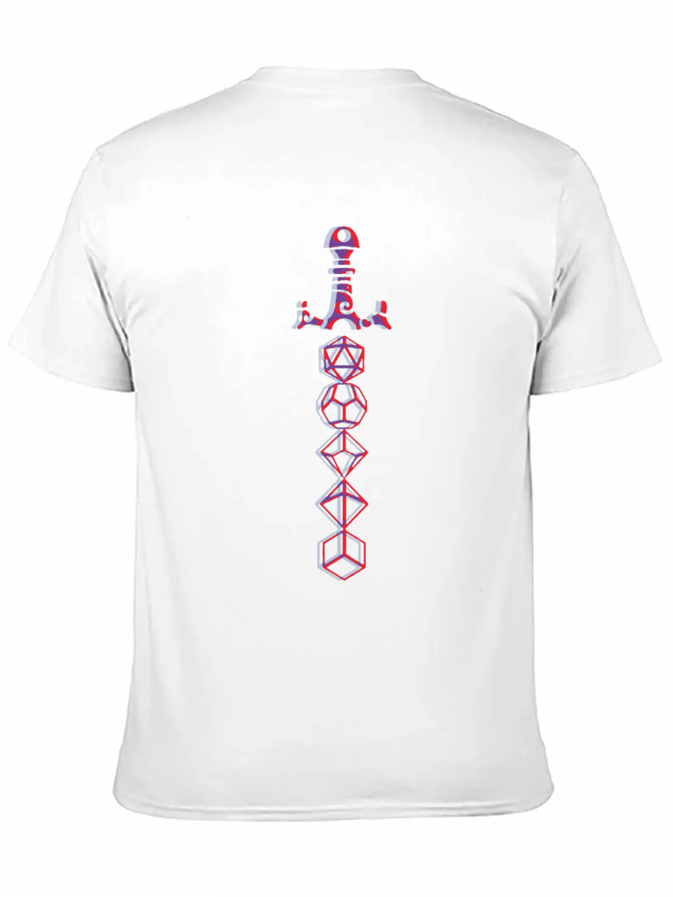 3D Sword Breathable Graphic T-Shirt – Perfect For Casual Days