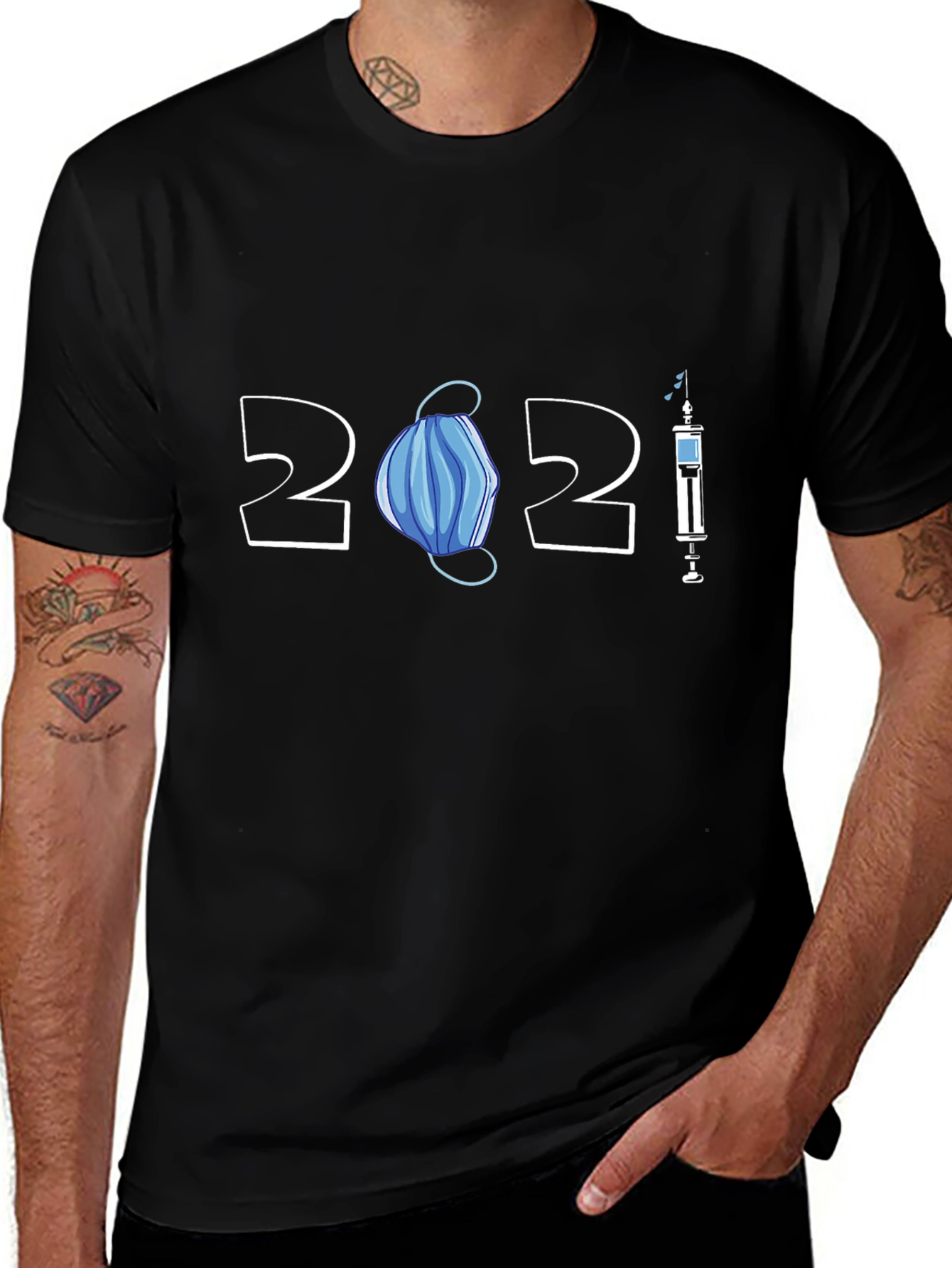 2021 Mask & Vaccine T-Shirt