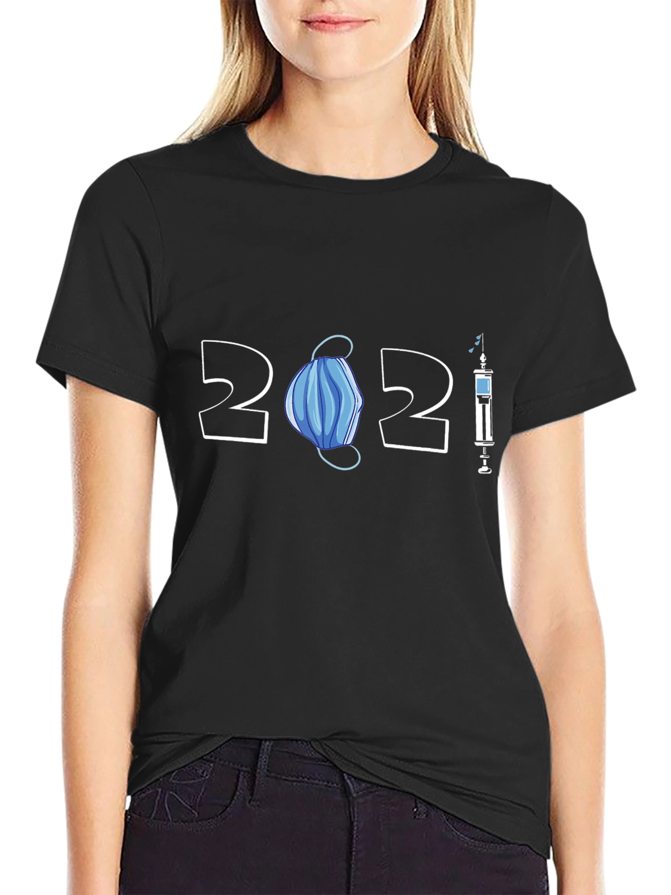 2021 Mask & Vaccine T-Shirt