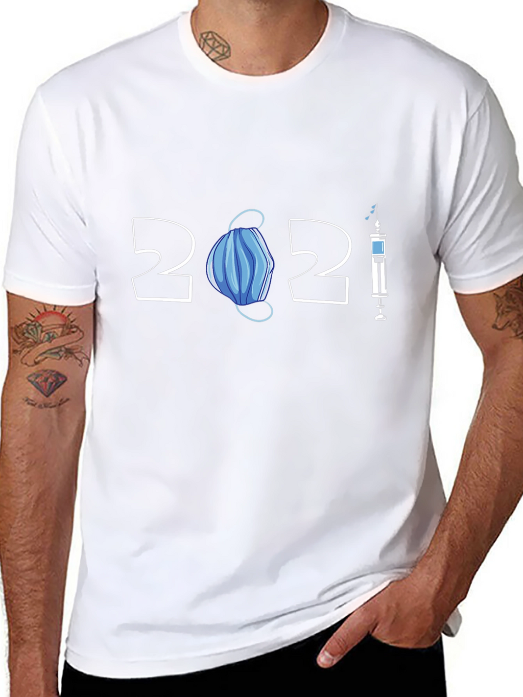 2021 Mask & Vaccine T-Shirt