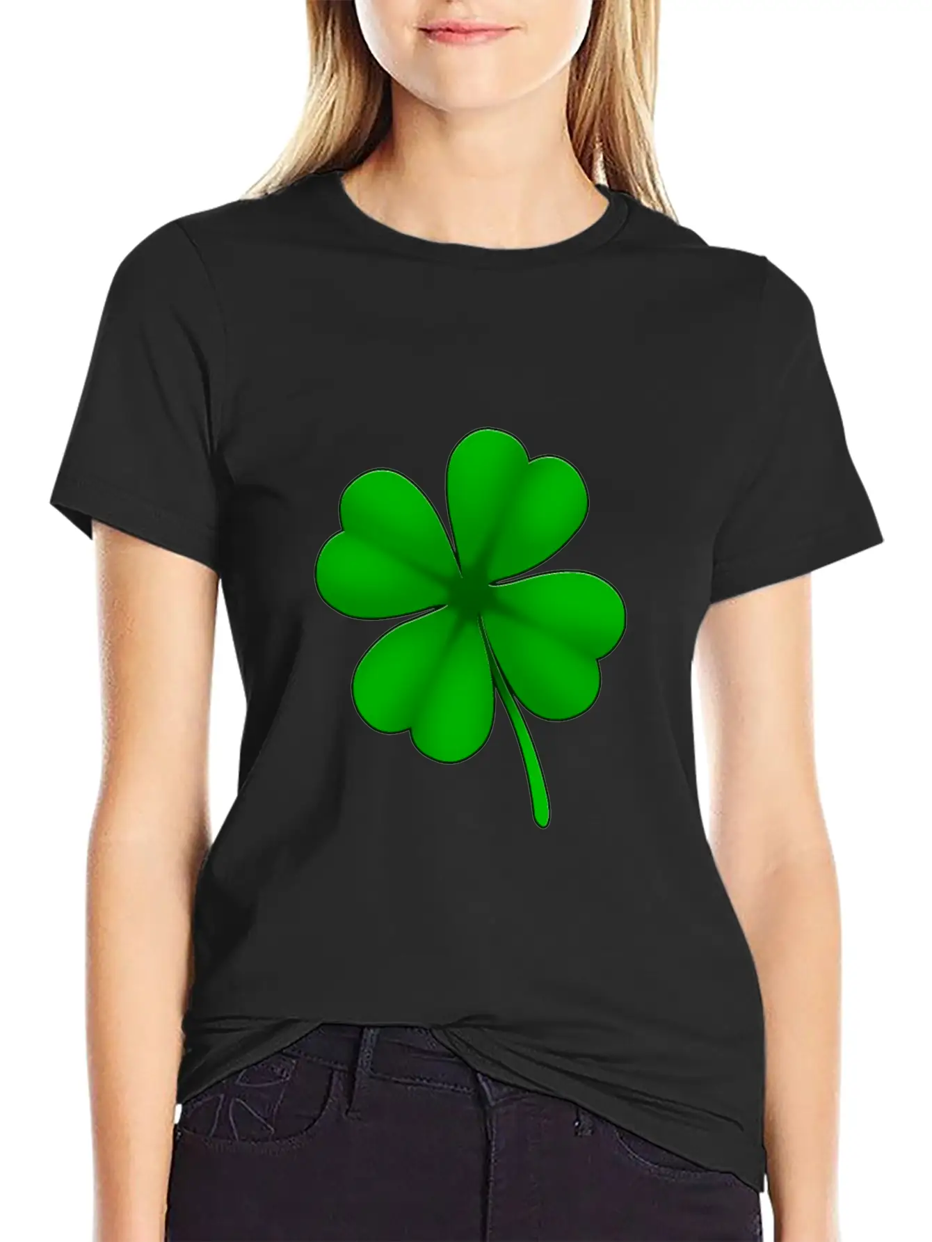4 Leaf Clover Unisex Casual T-Shirt – Clean Design For Daily Comfort