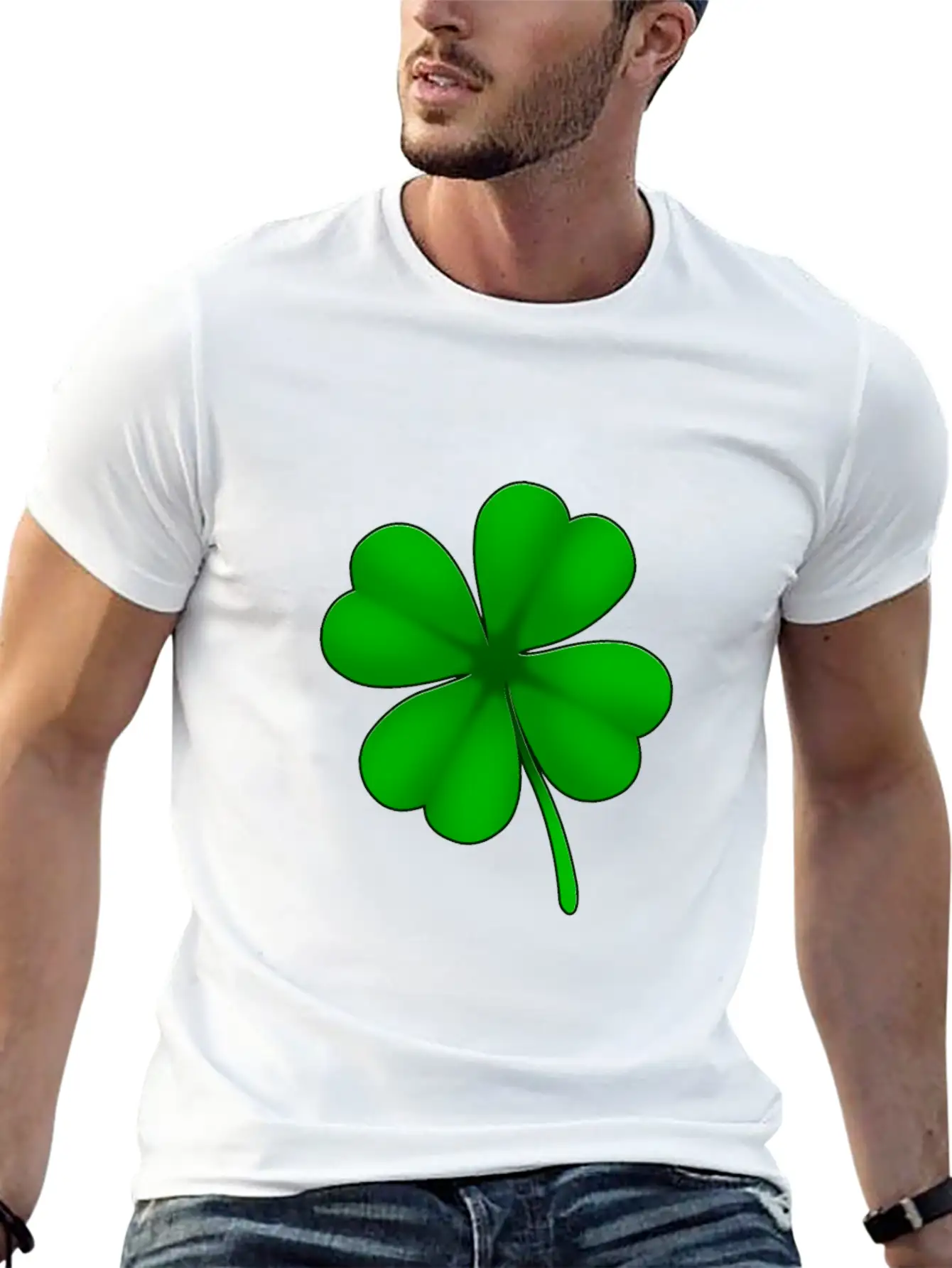 4 Leaf Clover Unisex Casual T-Shirt – Clean Design For Daily Comfort