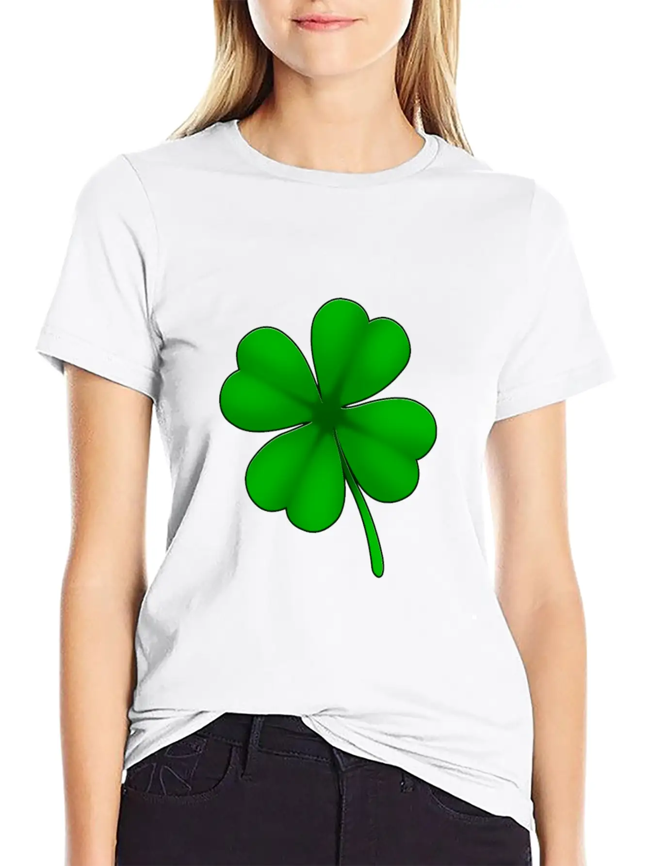 4 Leaf Clover Unisex Casual T-Shirt – Clean Design For Daily Comfort