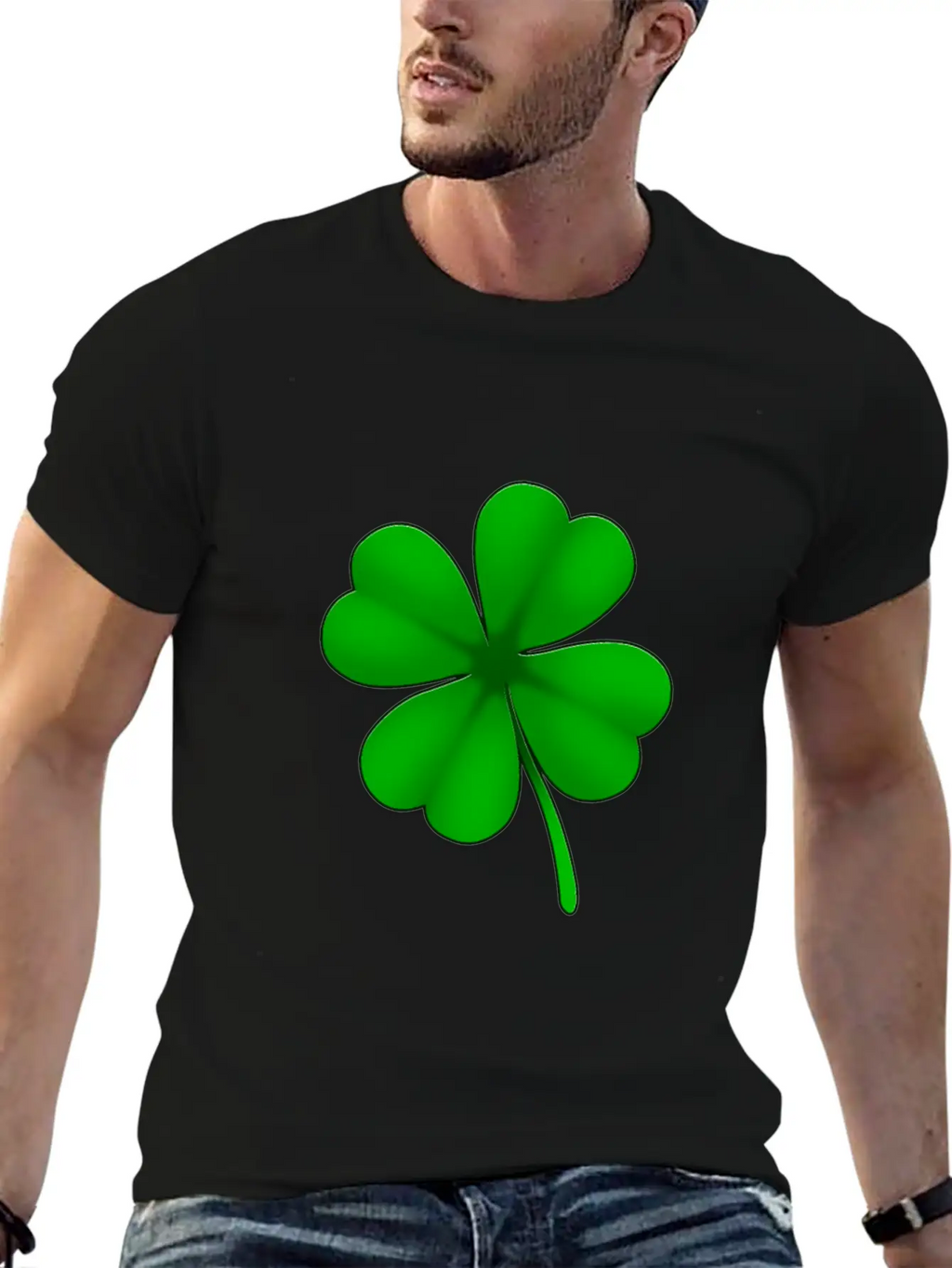 4 Leaf Clover Unisex Casual T-Shirt – Clean Design For Daily Comfort
