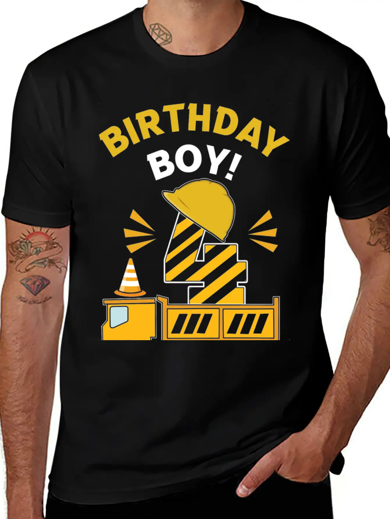 4 Years Old Kids Love Truck Driver Trucker Essential Unisex Summer Tee – Soft Cotton Casual Fit
