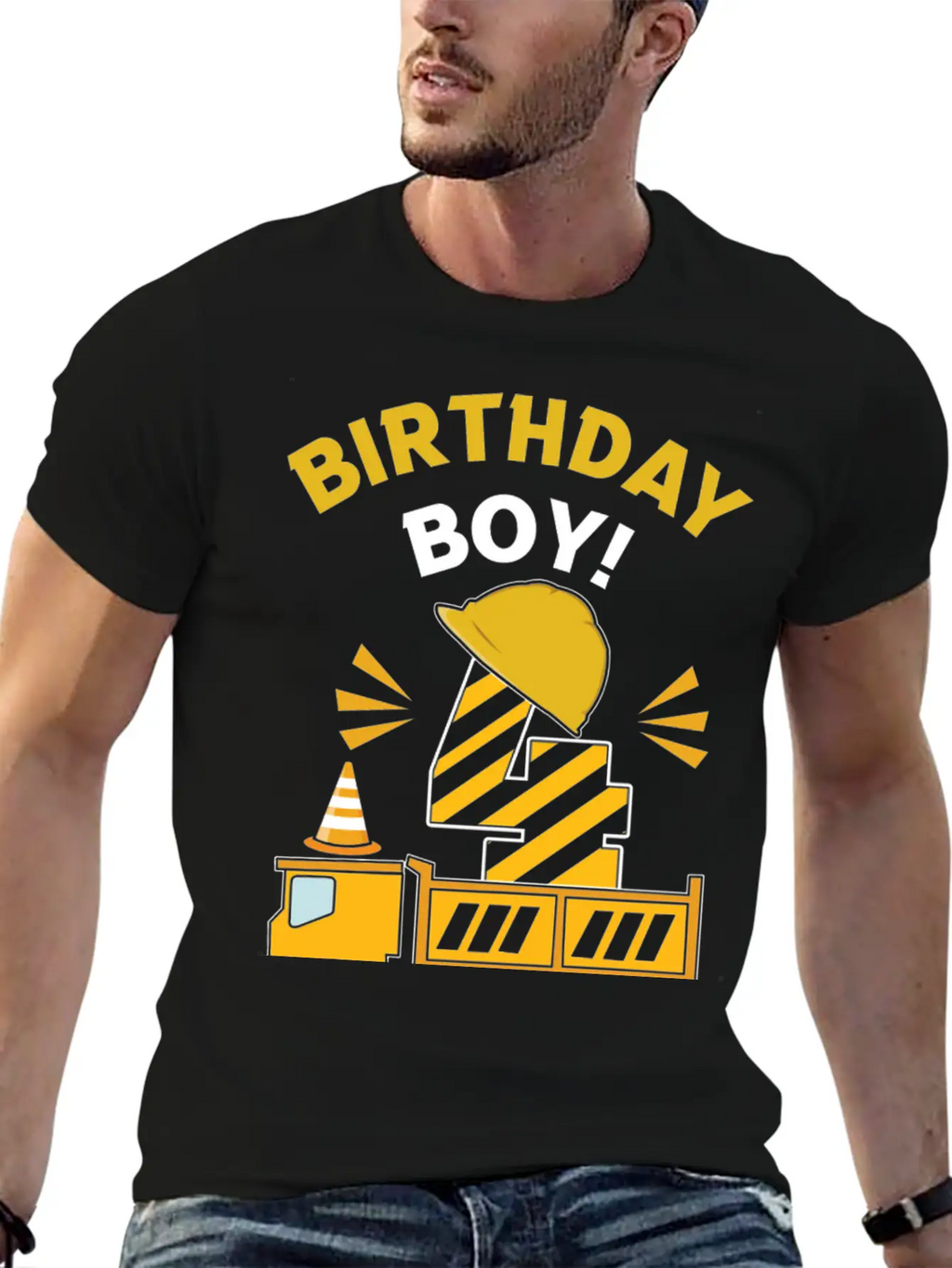 4 Years Old Kids Love Truck Driver Trucker Essential Unisex Summer Tee – Soft Cotton Casual Fit