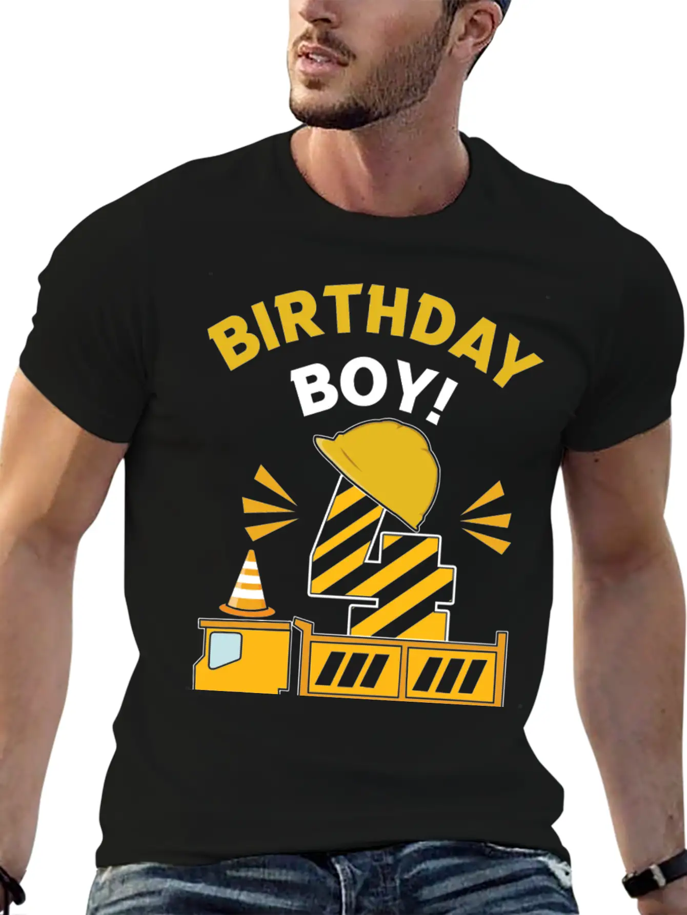 4 Years Old Kids Love Truck Driver Trucker Essential Unisex Summer Tee – Soft Cotton Casual Fit