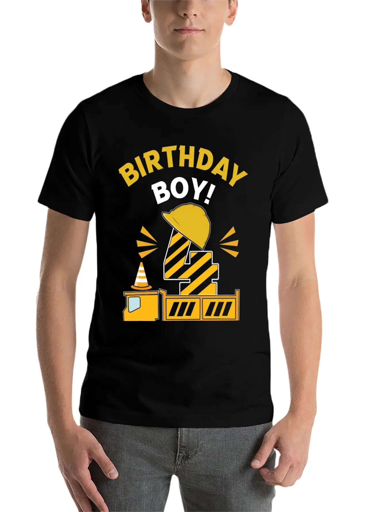 4 Years Old Kids Love Truck Driver Trucker Essential Unisex Summer Tee – Soft Cotton Casual Fit