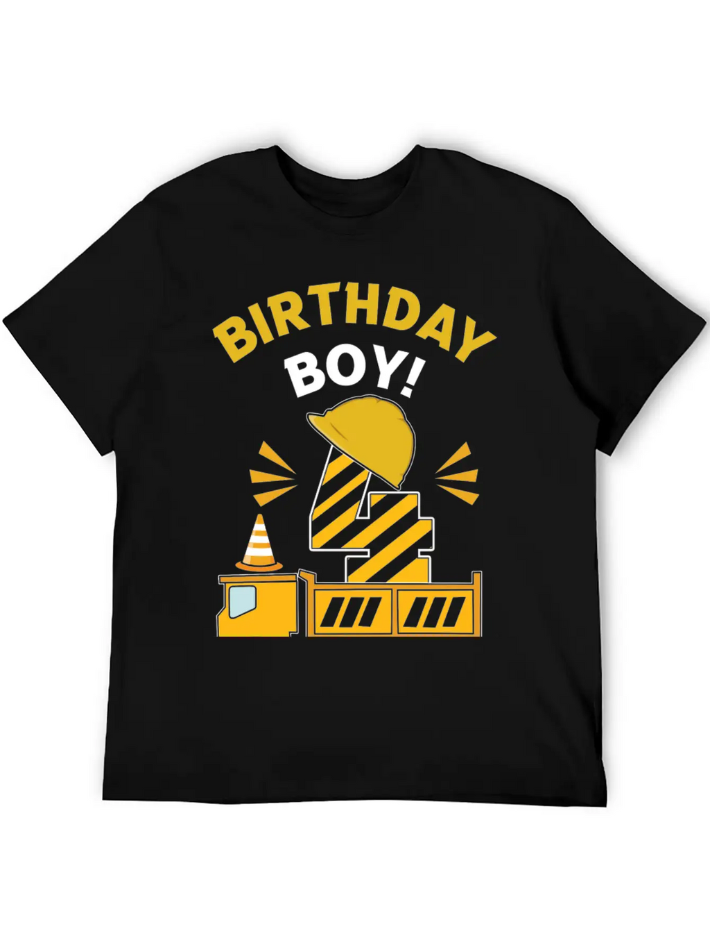 4 Years Old Kids Love Truck Driver Trucker Essential Unisex Summer Tee – Soft Cotton Casual Fit