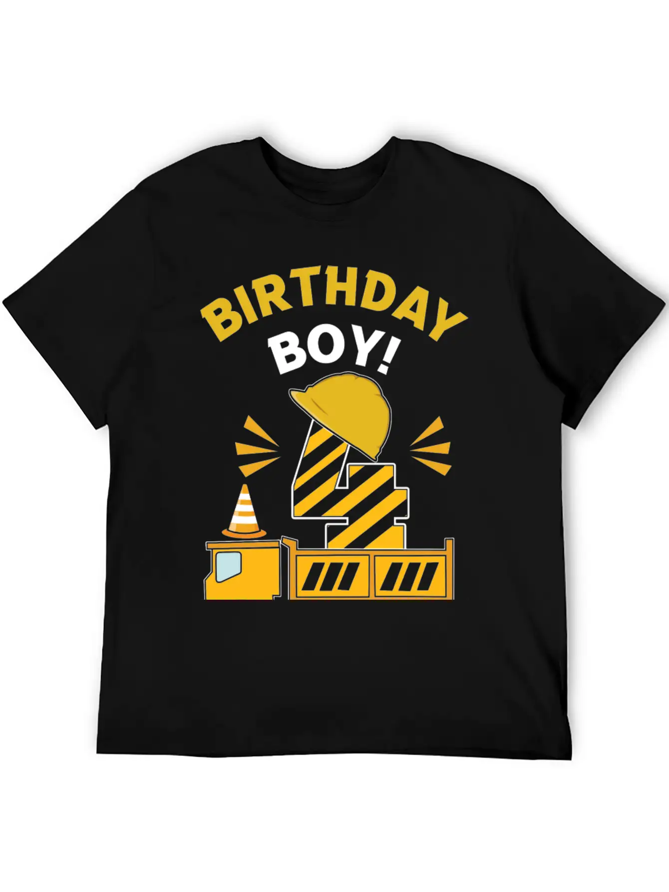 4 Years Old Kids Love Truck Driver Trucker Essential Unisex Summer Tee – Soft Cotton Casual Fit