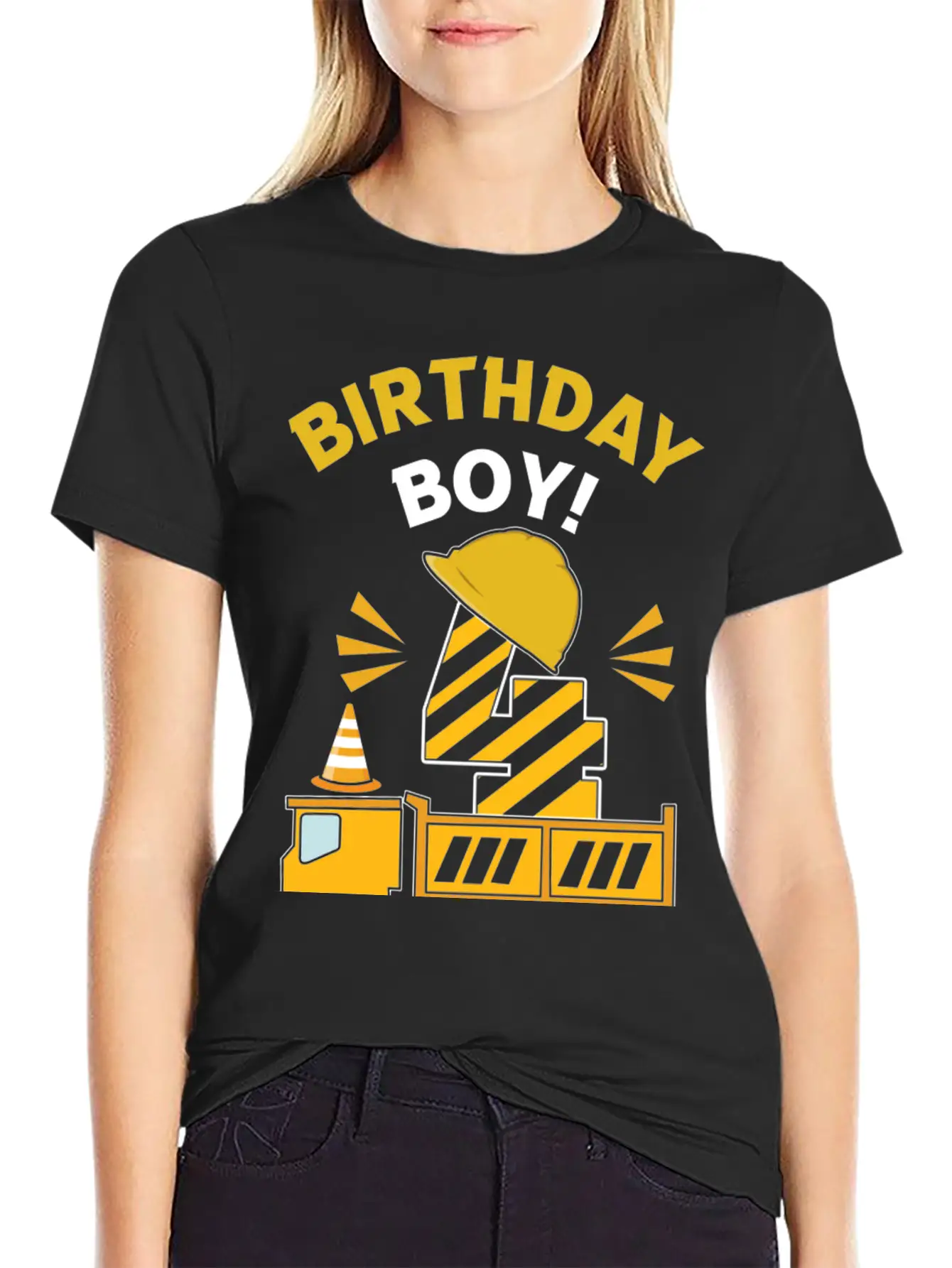 4 Years Old Kids Love Truck Driver Trucker Essential Unisex Summer Tee – Soft Cotton Casual Fit