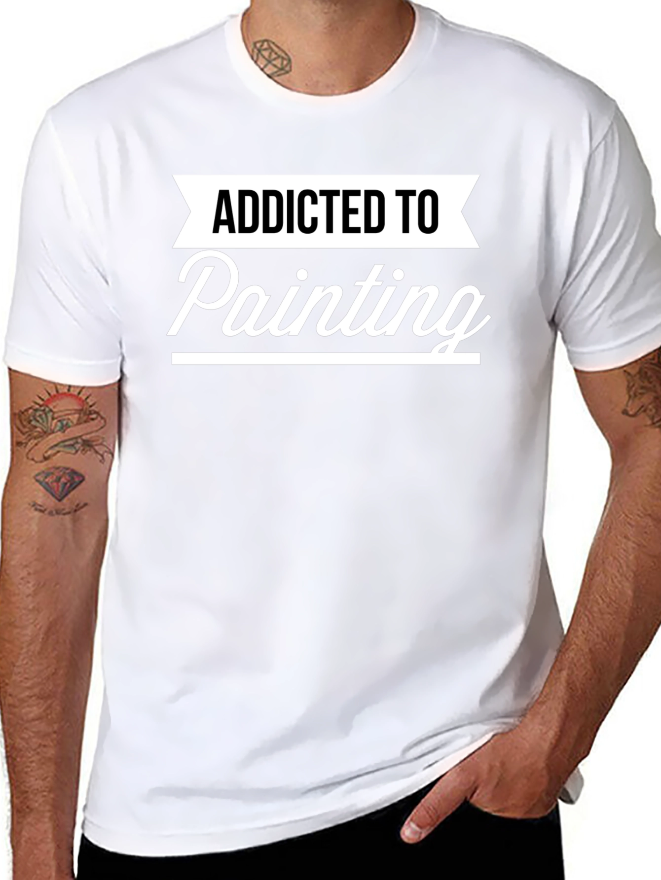 Addicted To Painting Graphic T-Shirt