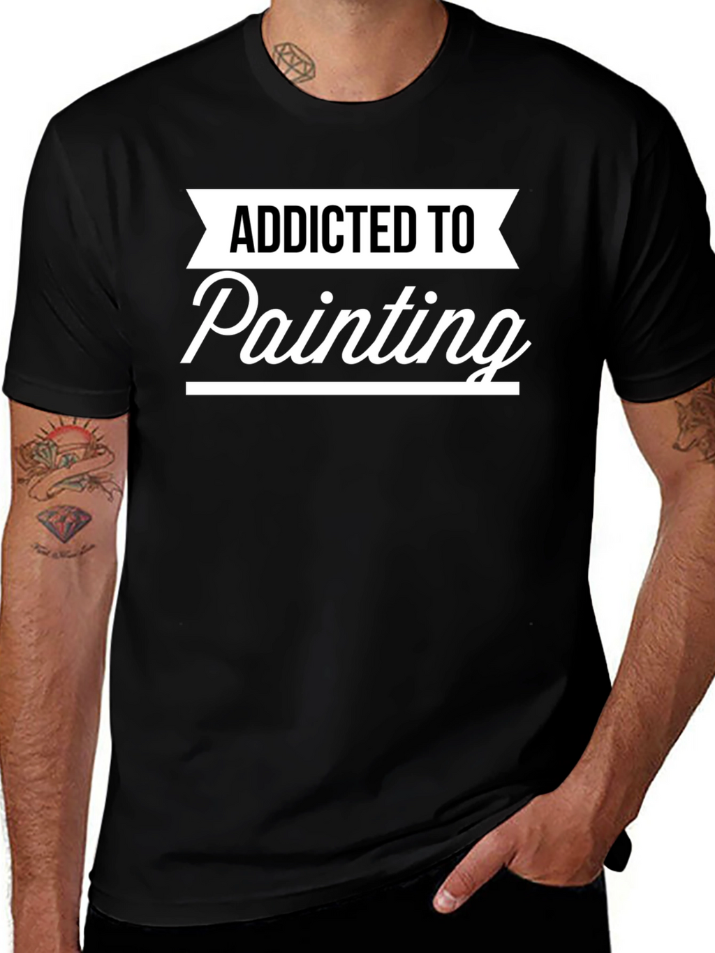 Addicted To Painting Graphic T-Shirt