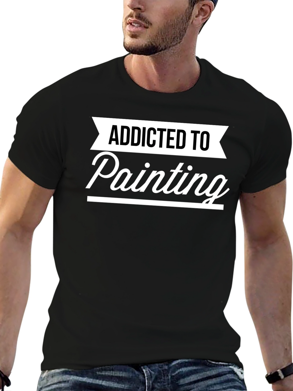 Addicted To Painting Graphic T-Shirt