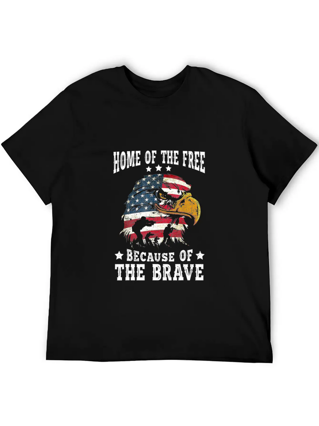 4th Of July Bald Eagle American Flag 4th Of Unisex Short Sleeve Soft Cotton T-Shirt – Casual Everyday Wear