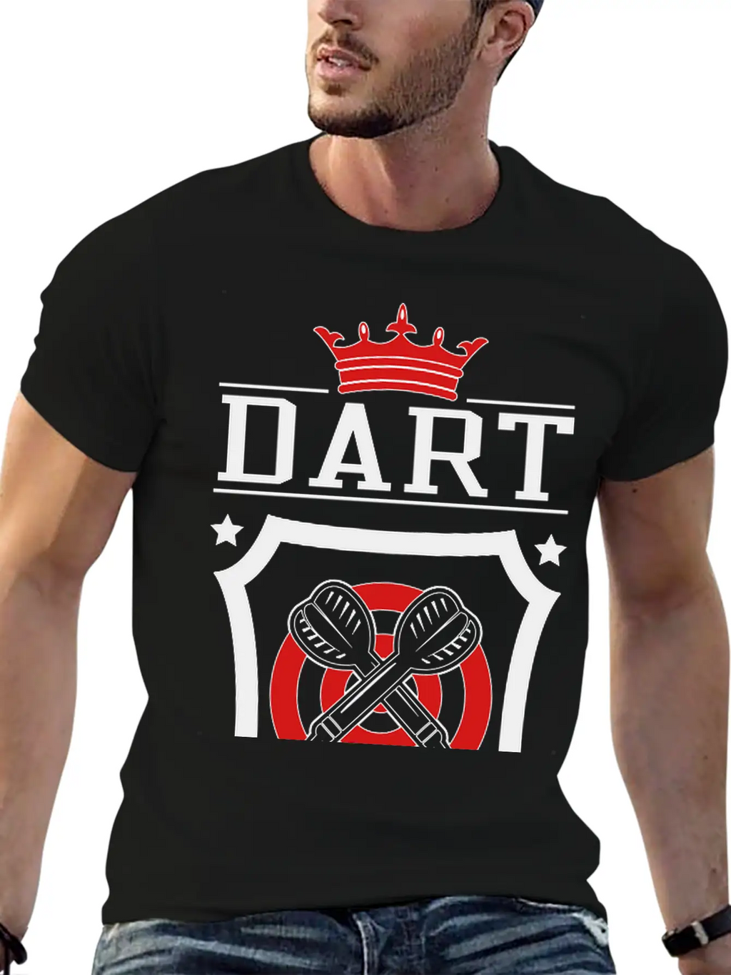 5_Dart King_2c Unisex Casual T-Shirt – Clean Design For Daily Comfort