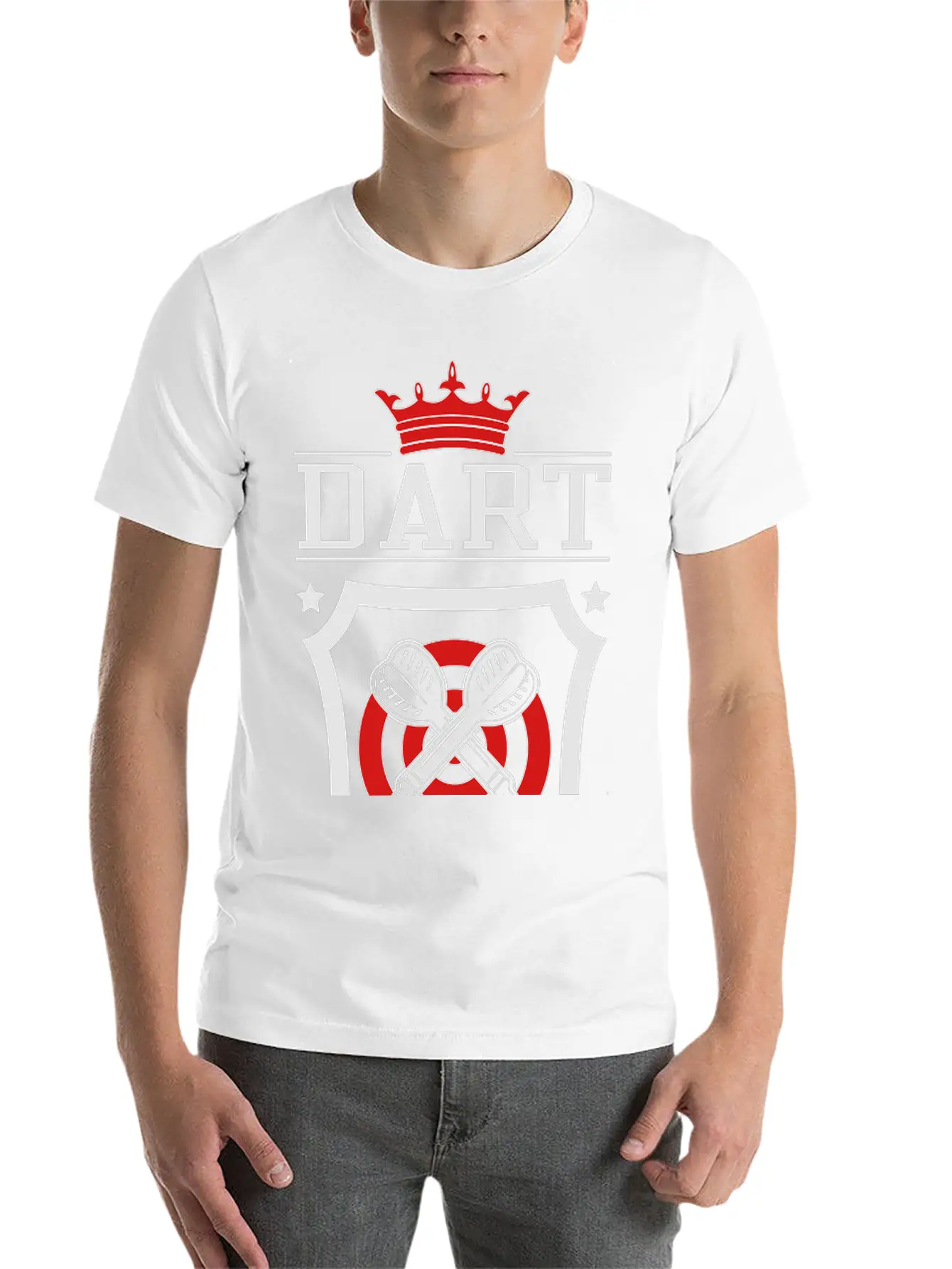 5_Dart King_2c Unisex Casual T-Shirt – Clean Design For Daily Comfort