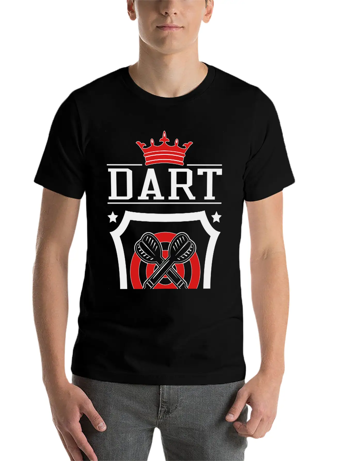 5_Dart King_2c Unisex Casual T-Shirt – Clean Design For Daily Comfort