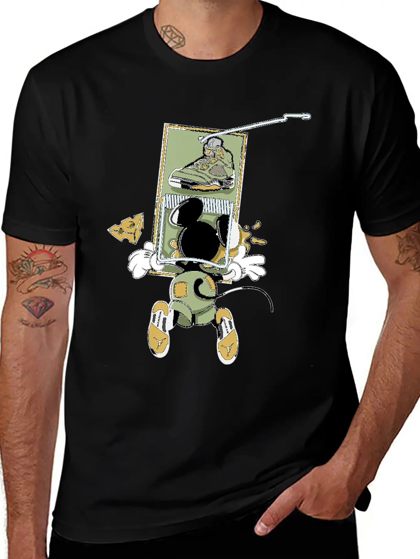 5 Retro Jade Horizon Matching Unisex Casual T-Shirt – Clean Design For Daily Comfort