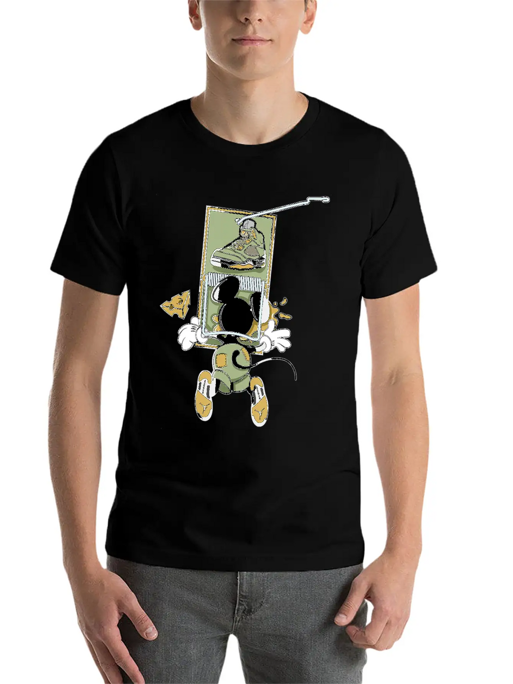 5 Retro Jade Horizon Matching Unisex Casual T-Shirt – Clean Design For Daily Comfort