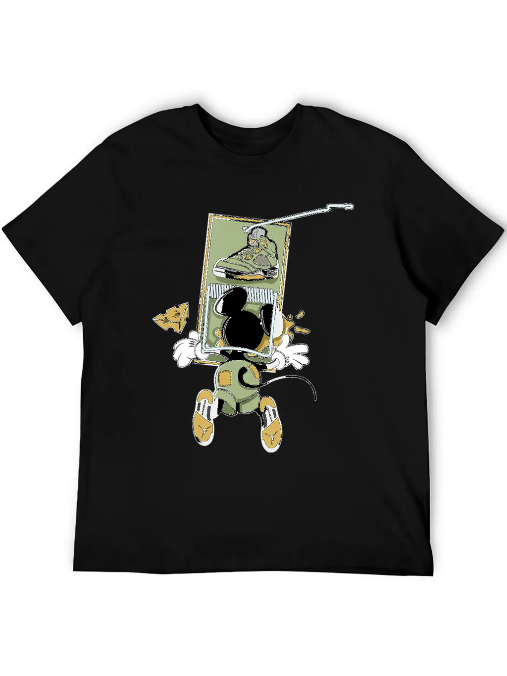 5 Retro Jade Horizon Matching Unisex Casual T-Shirt – Clean Design For Daily Comfort