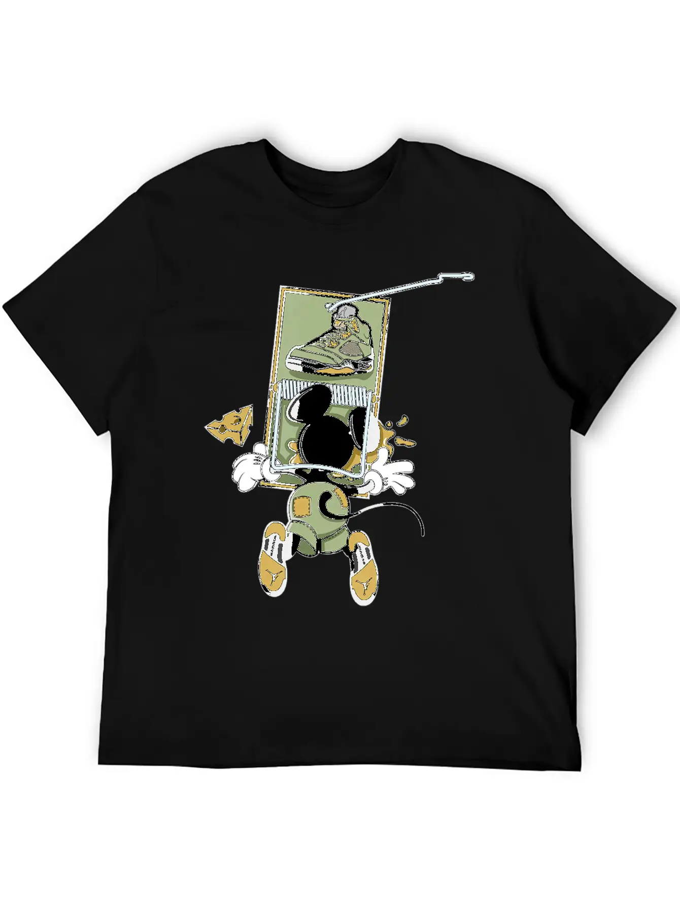 5 Retro Jade Horizon Matching Unisex Casual T-Shirt – Clean Design For Daily Comfort