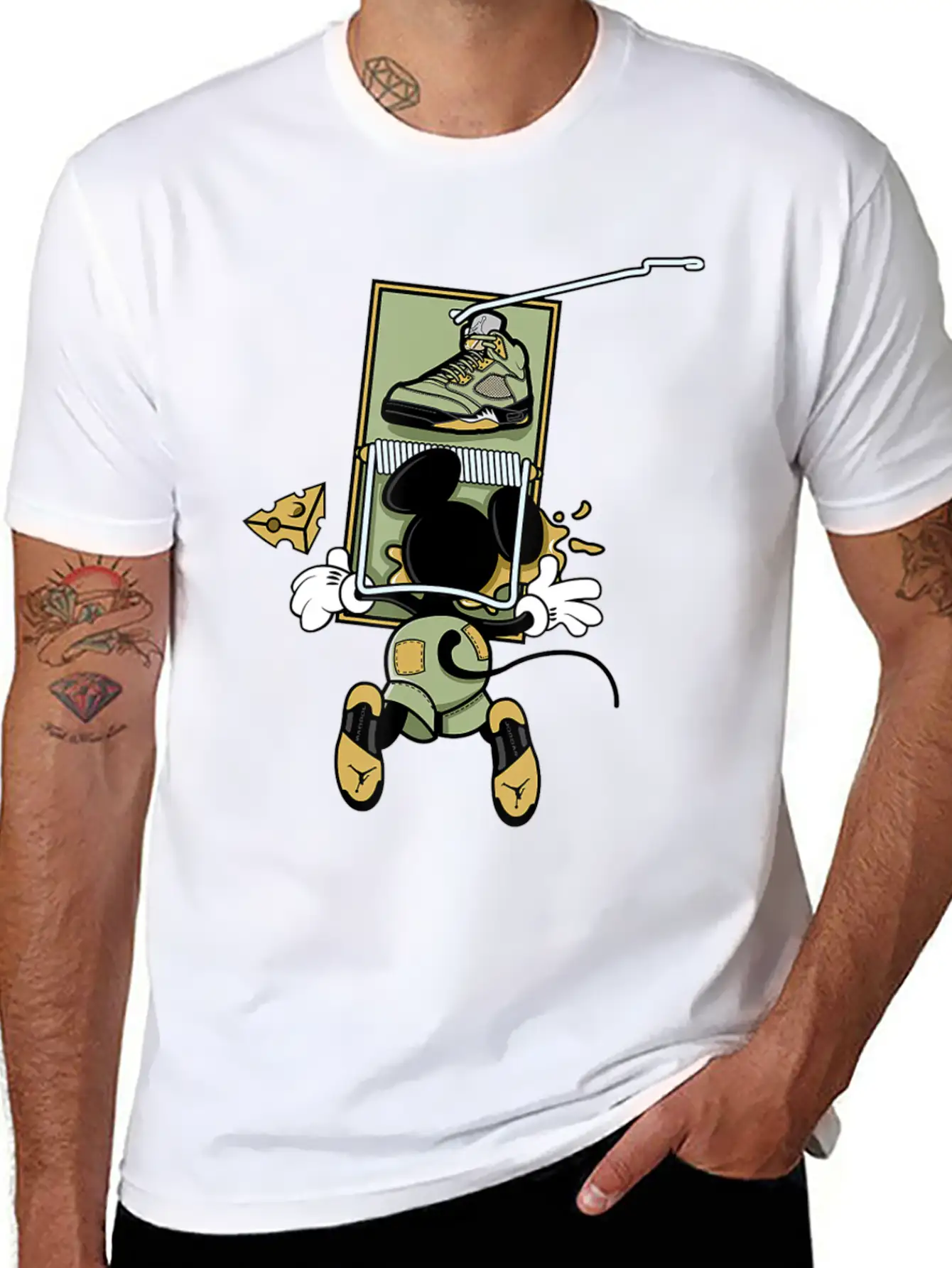 5 Retro Jade Horizon Matching Unisex Casual T-Shirt – Clean Design For Daily Comfort