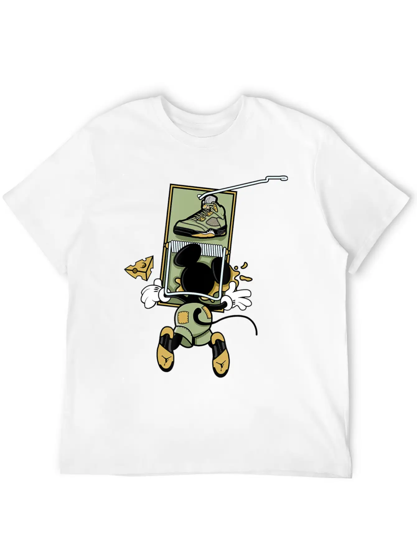 5 Retro Jade Horizon Matching Unisex Casual T-Shirt – Clean Design For Daily Comfort