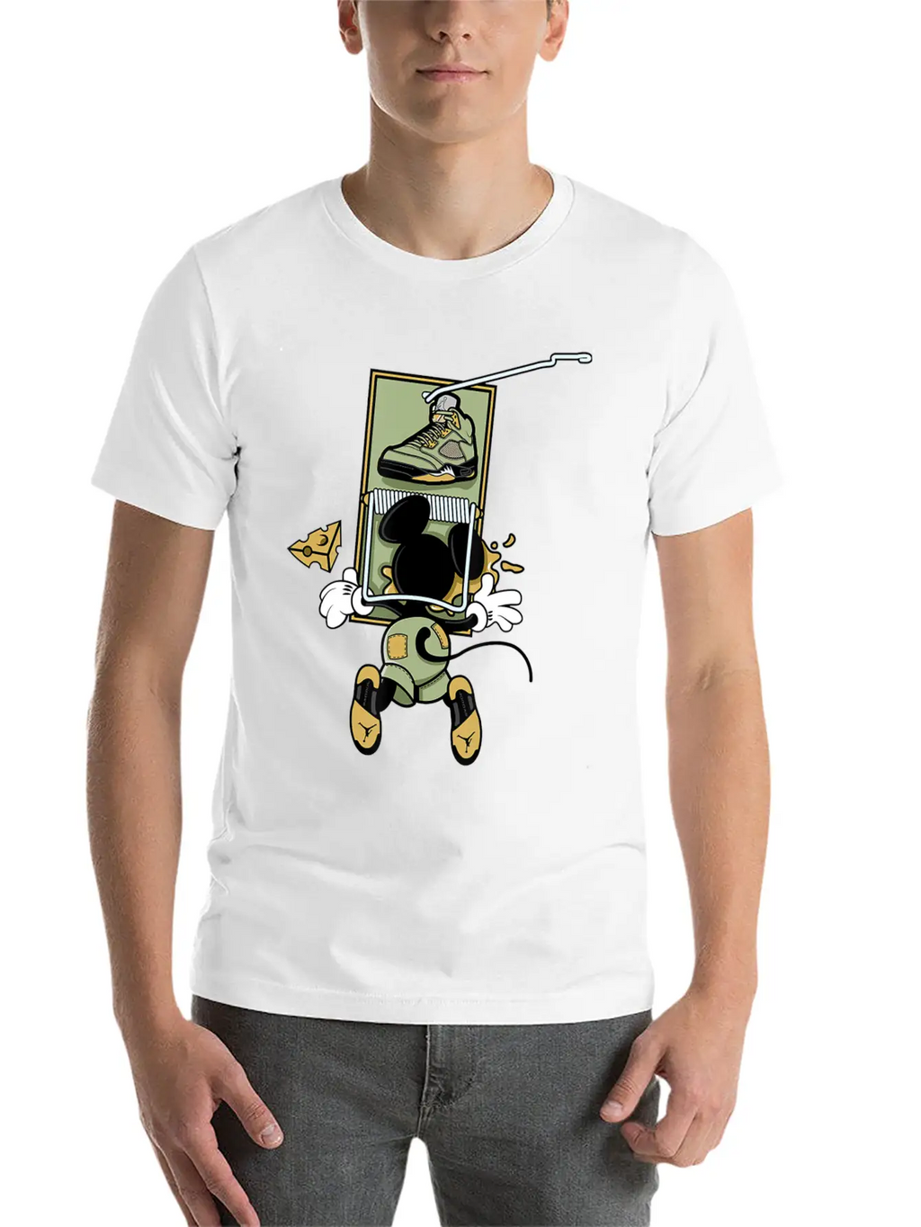 5 Retro Jade Horizon Matching Unisex Casual T-Shirt – Clean Design For Daily Comfort