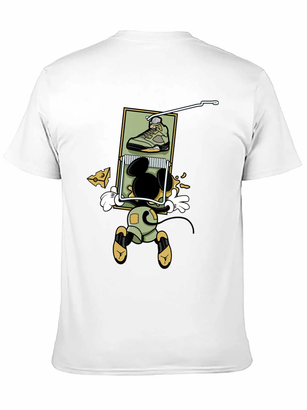 5 Retro Jade Horizon Matching Unisex Casual T-Shirt – Clean Design For Daily Comfort