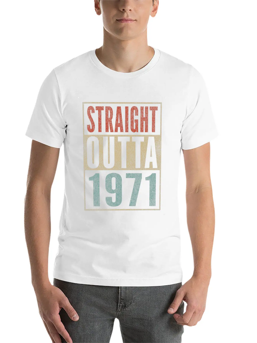 50th Birthday Gift 50 Years Straight Outta 1971 Breathable Graphic T-Shirt – Perfect For Casual Days