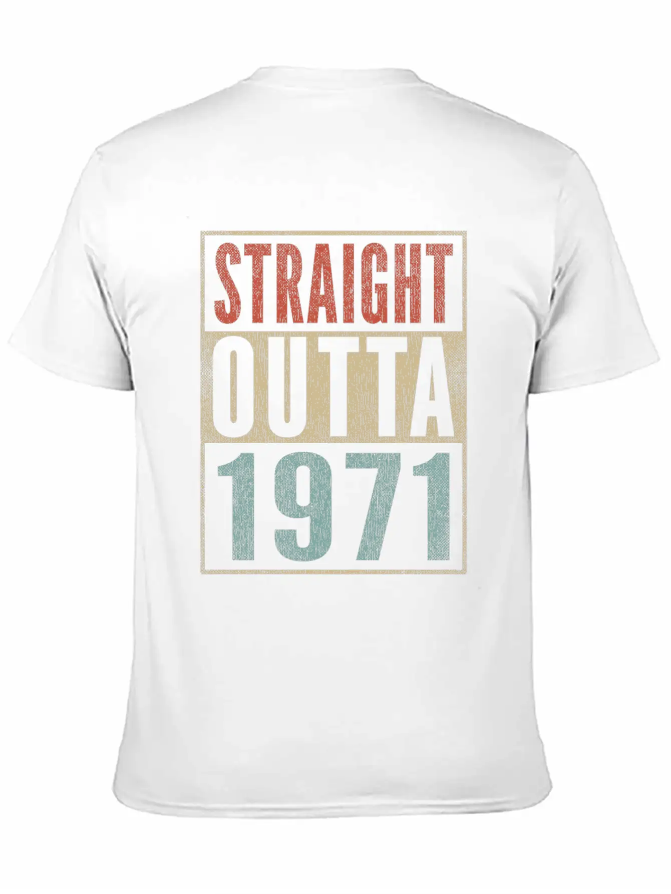 50th Birthday Gift 50 Years Straight Outta 1971 Breathable Graphic T-Shirt – Perfect For Casual Days