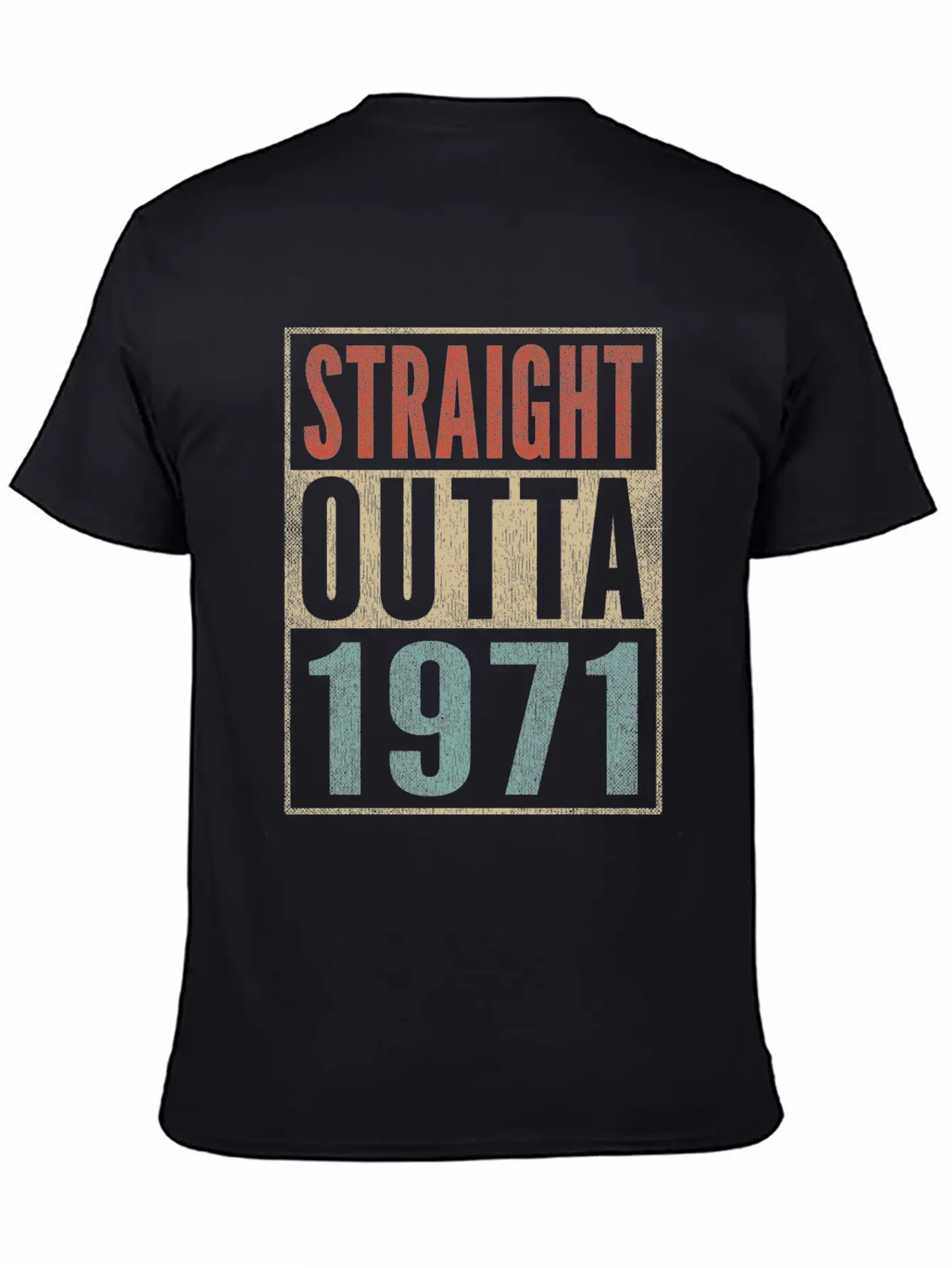 50th Birthday Gift 50 Years Straight Outta 1971 Breathable Graphic T-Shirt – Perfect For Casual Days