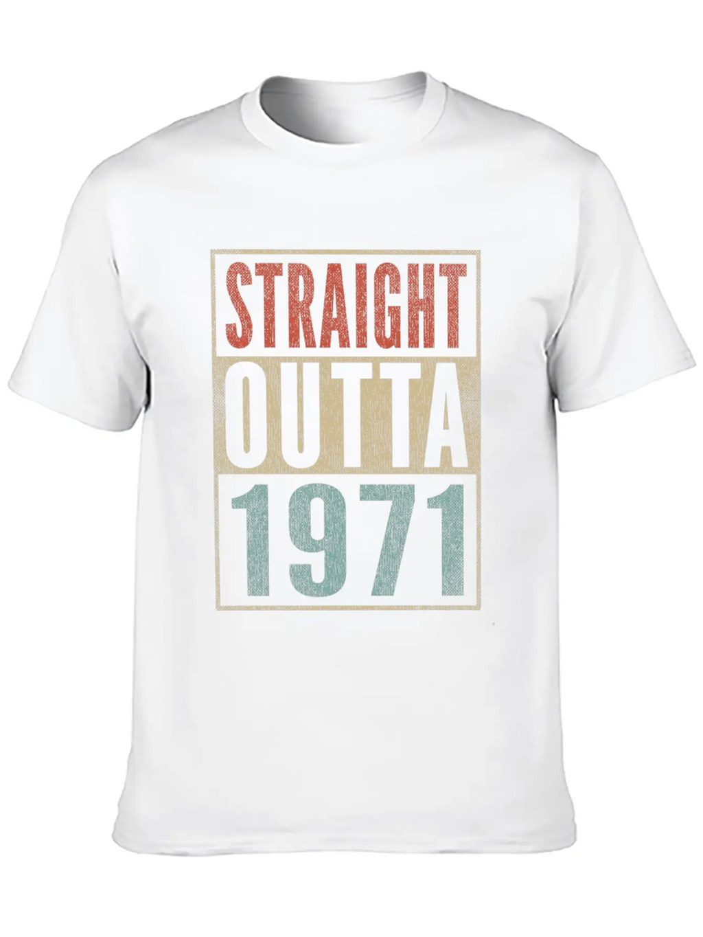 50th Birthday Gift 50 Years Straight Outta 1971 Breathable Graphic T-Shirt – Perfect For Casual Days