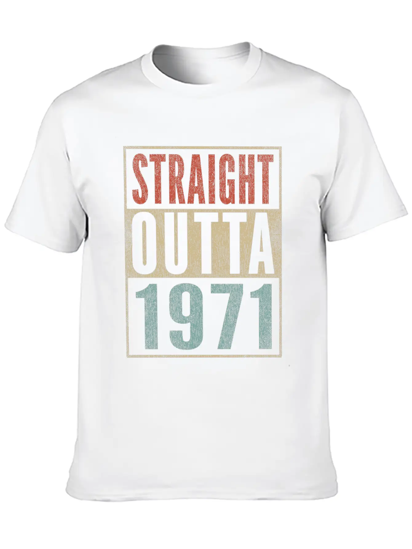 50th Birthday Gift 50 Years Straight Outta 1971 Breathable Graphic T-Shirt – Perfect For Casual Days