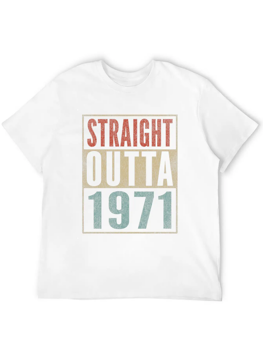 50th Birthday Gift 50 Years Straight Outta 1971 Breathable Graphic T-Shirt – Perfect For Casual Days